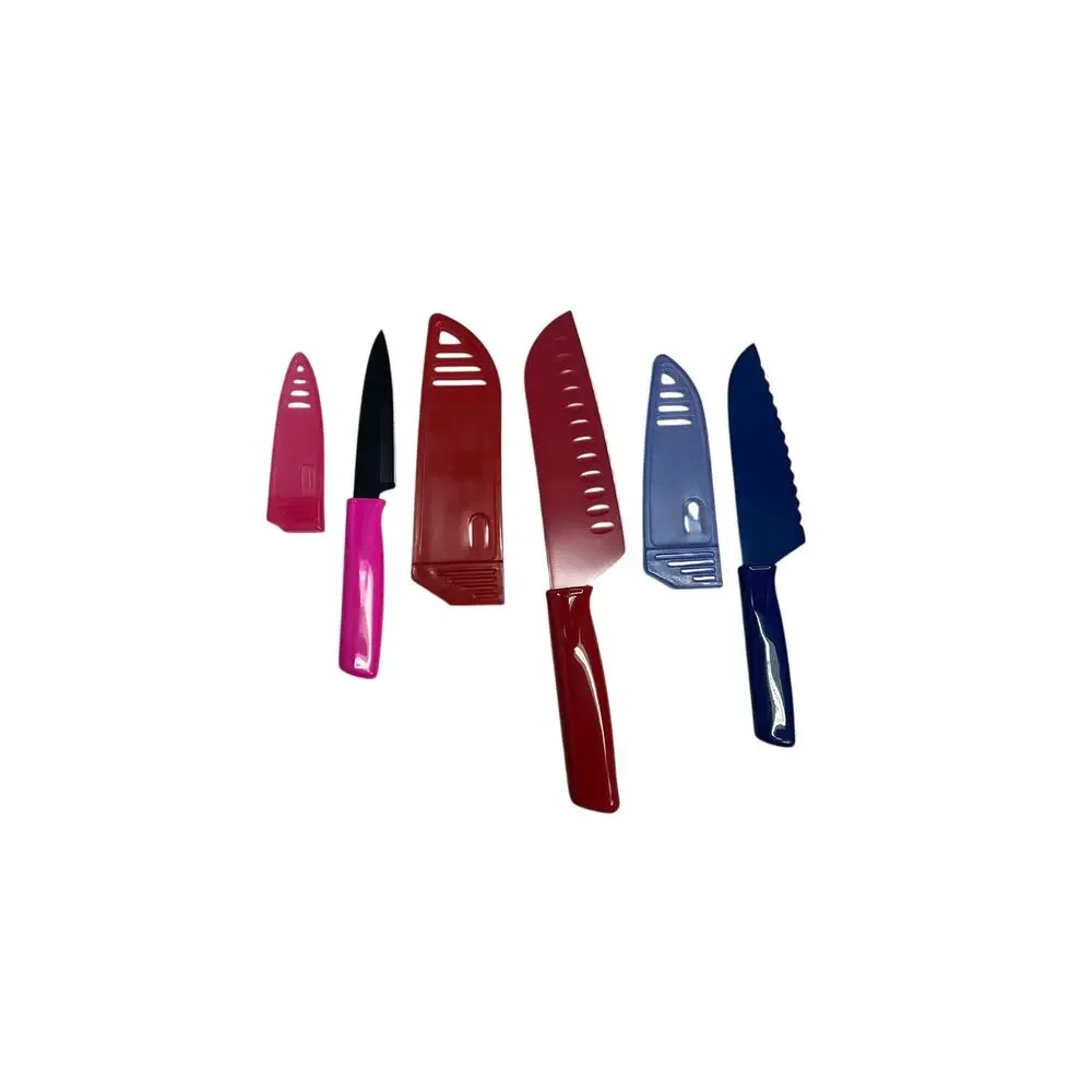 NEW! Kuhn Rikon Slice And Serve Knife Set Of 5‎